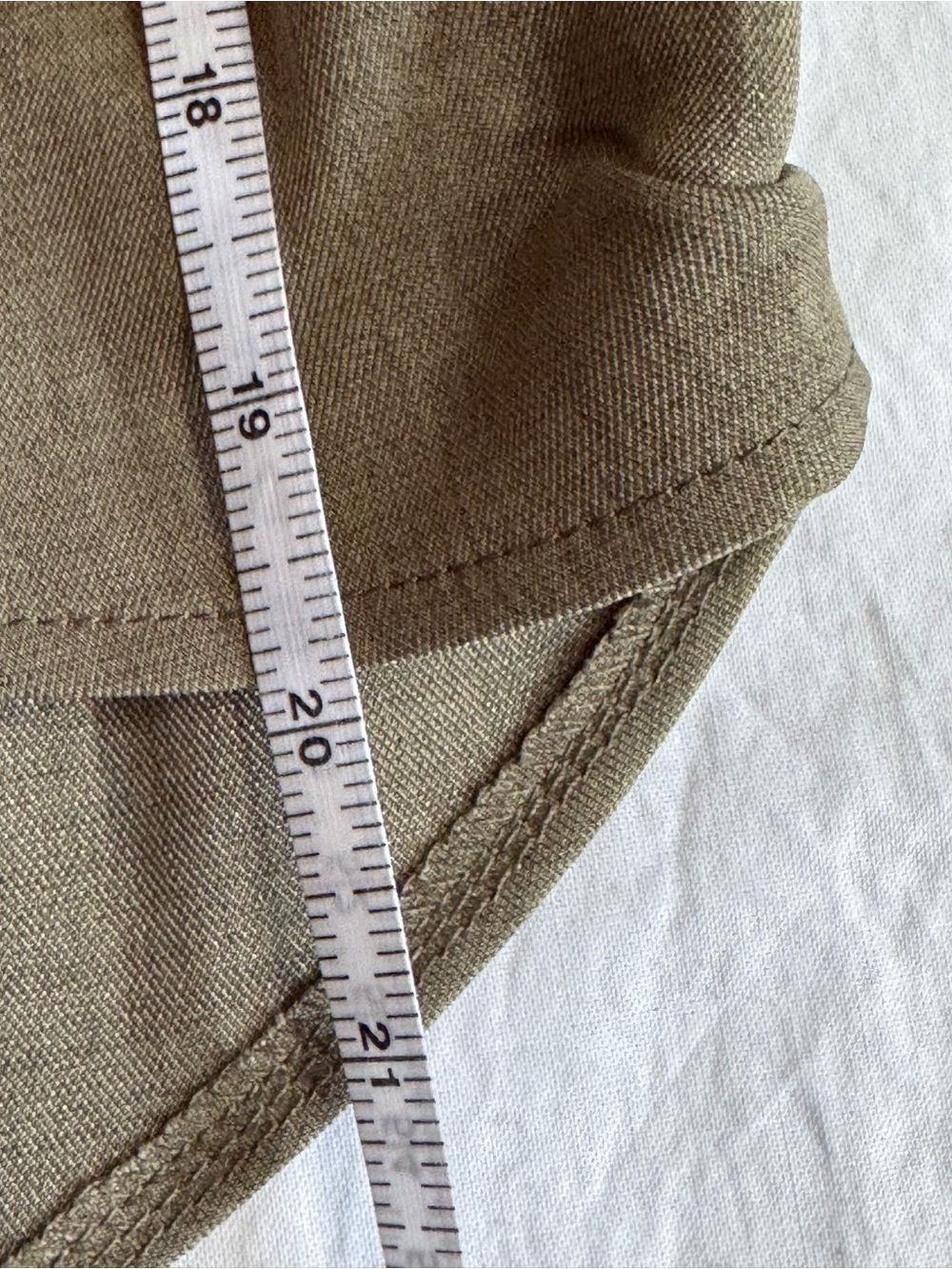 Khaki 2-Pieces Pant with Pockets and V-Neck Top Size XXL Short Sleeved - Picture 6 of 16